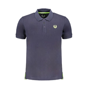 Gianmarco Venturi Blue Cotton Men Polo