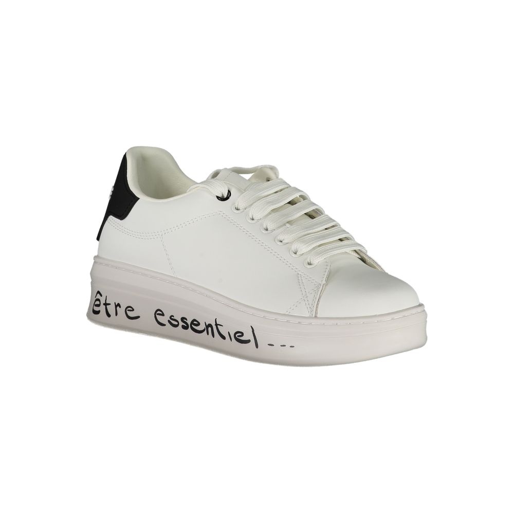 Gaelle Paris Bianco Poliuretano Women Sneaker
