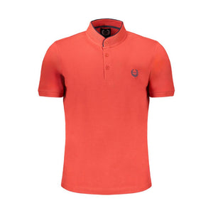 Gianmarco Venturi Rosso Cotton Men Polo Shirt