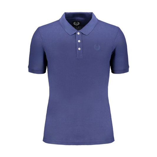 Gianmarco Venturi Blue Cotton Men's Polo Shirt