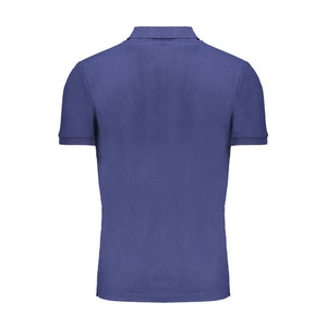 Gianmarco Venturi Blue Cotton Men's Polo Shirt