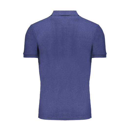 Gianmarco Venturi Blue Cotton Men's Polo Shirt