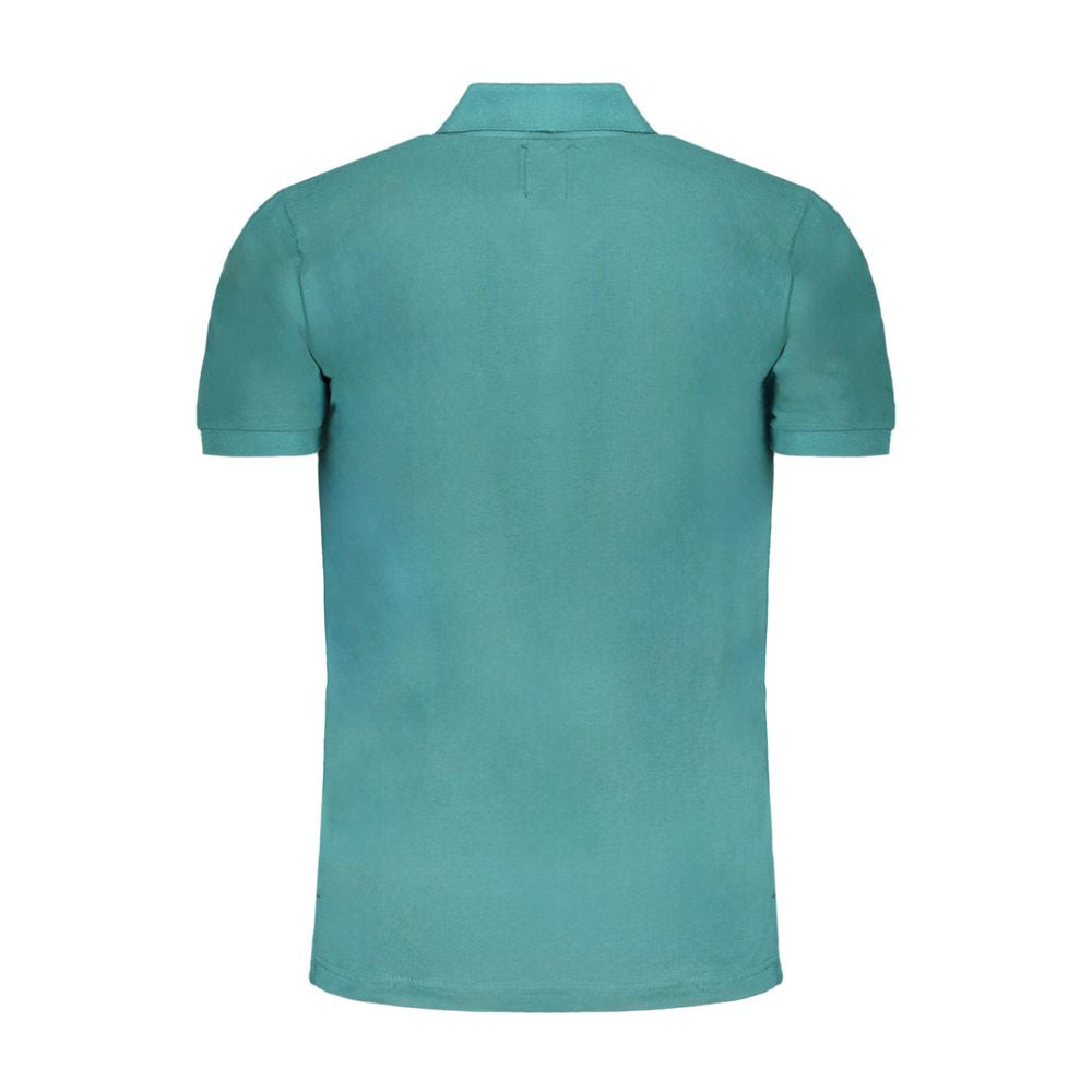 Gianmarco Venturi Verde Cotton Men Polo Shirt