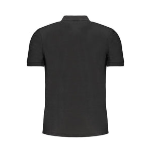 Gianmarco Venturi Black Cotton Men's Polo Shirt