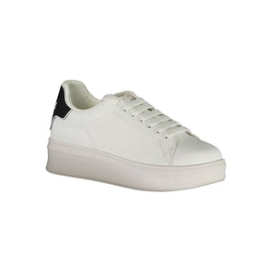 Gaelle Paris Bianco Poliuretano Women Sneaker