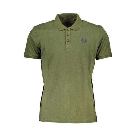 Gianmarco Venturi Verde Cotton Men Polo Shirt