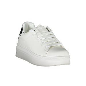 Gaelle Paris Bianco Polyurethane Women Sneaker