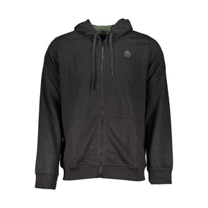 Gianmarco Venturi Nero Cotton Men Hoodie