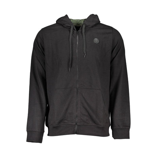 Gianmarco Venturi Nero Cotton Men Hoodie