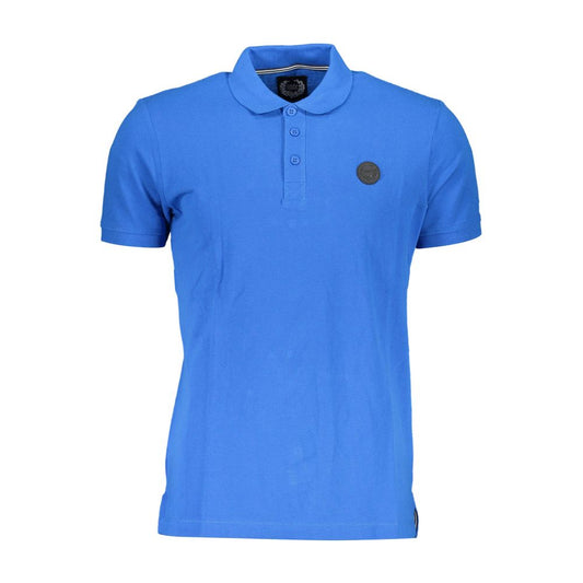 Gianmarco Venturi Blue Cotton Men Polo
