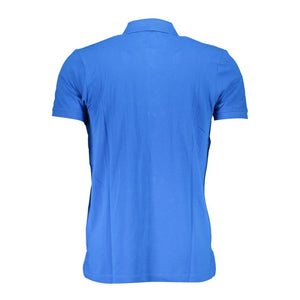 Gianmarco Venturi Blue Cotton Men Polo