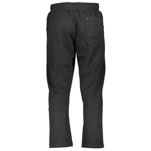 Gianmarco Venturi Black Cotton Men's Sweatpant