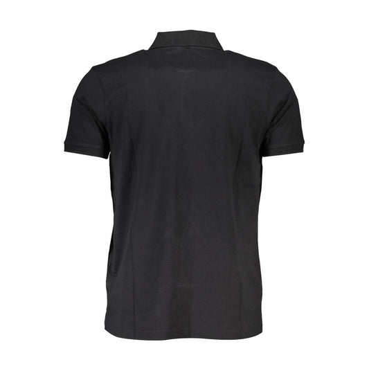 Gianmarco Venturi Black Cotton Men Polo Shirt