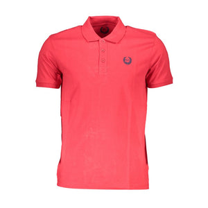 Gianmarco Venturi Red Cotton Men Polo
