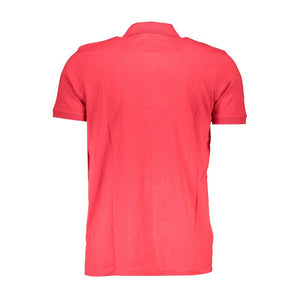 Gianmarco Venturi Red Cotton Men Polo
