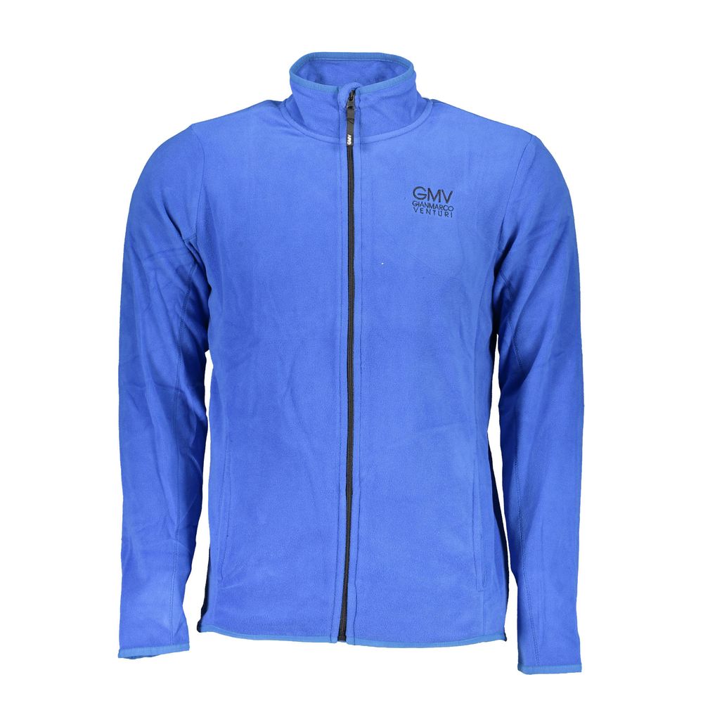 Gianmarco Venturi Blue Polyester Men Sweatshirt