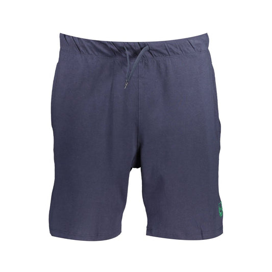 Gianmarco Venturi Blu Cotton Men's Sport Short
