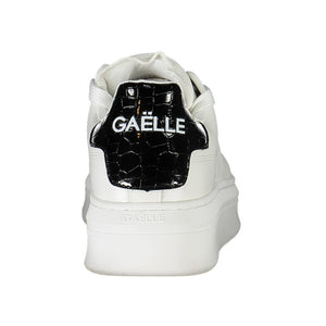 Gaelle Paris Bianco Polyurethane Women Sneaker