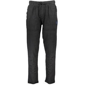 Gianmarco Venturi Black Cotton Men's Track Pant