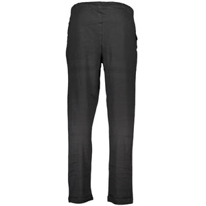 Gianmarco Venturi Black Cotton Men's Track Pant