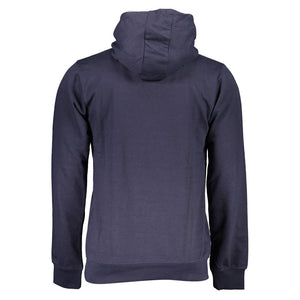 Gianmarco Venturi Blu Cotton Men Sweatshirt