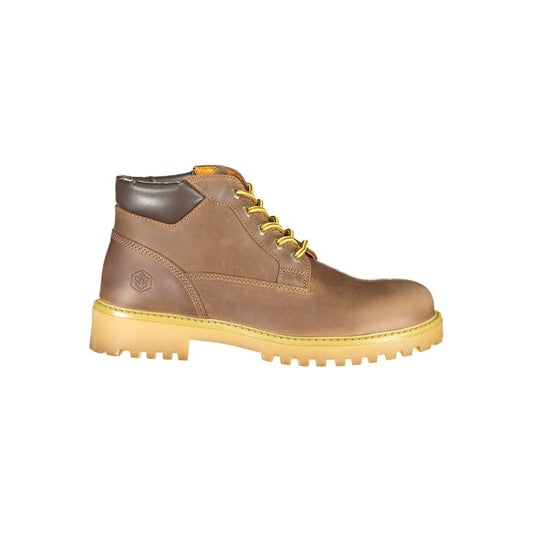 Lumberjack Marrone Leather Men Sneaker