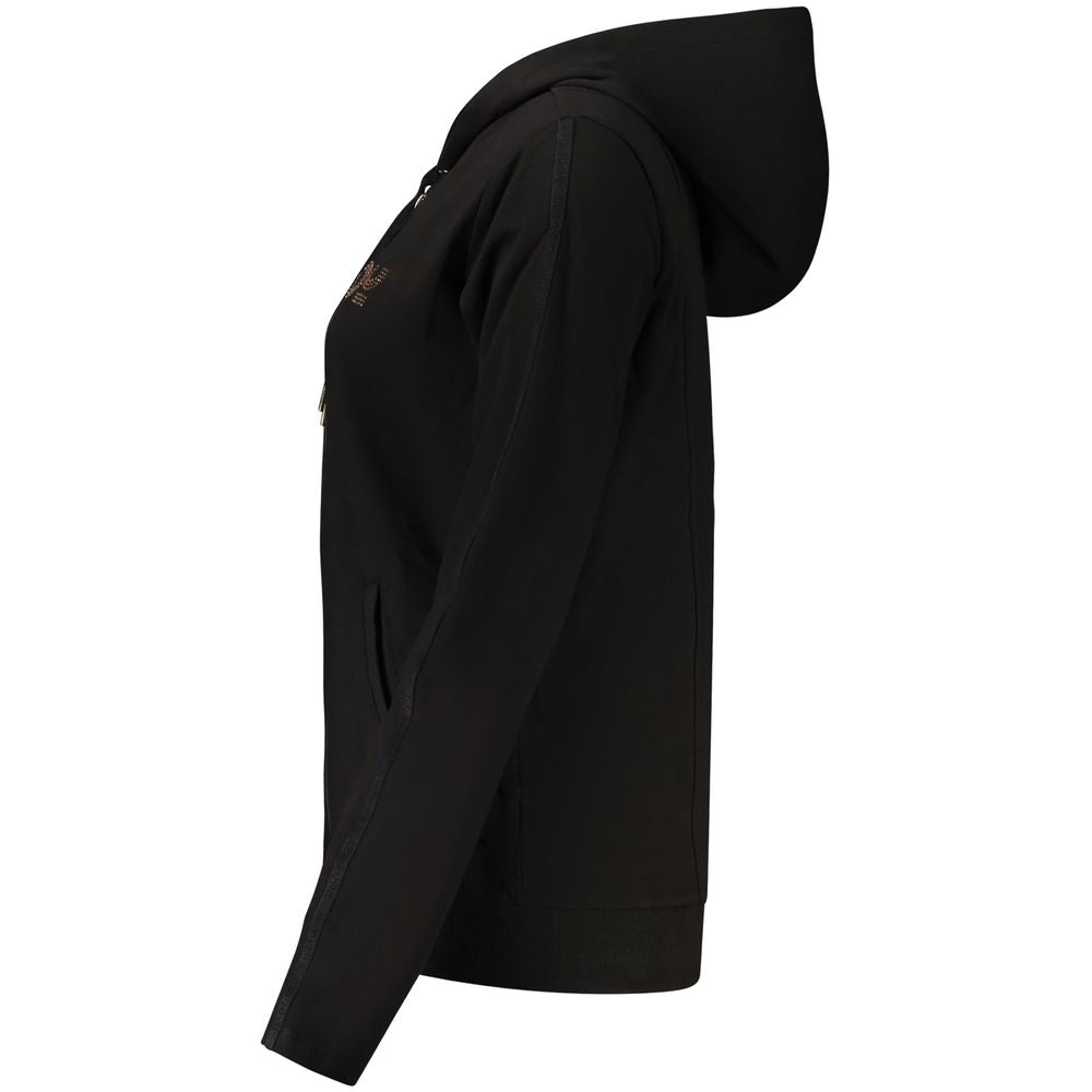 Freddy Black Cotton Women's Hoodie