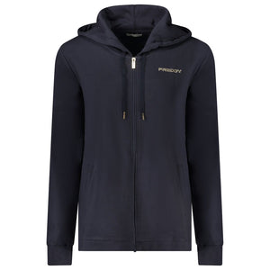 Freddy Blue Cotton Women Sweatshirt