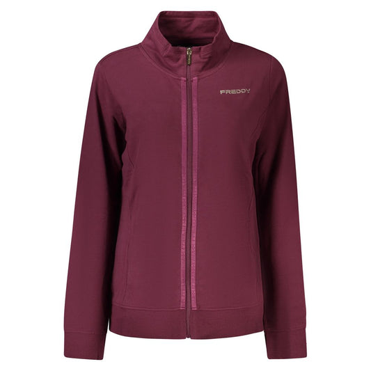 Freddy "Viola Cotton Women Sweatshirt with Zip and Pockets"