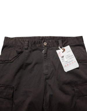 Dolce & Gabbana Brown Re- Edition Cotton Men Cargo Pants