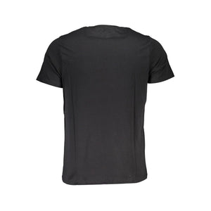 Gianmarco Venturi Black Cotton Mens T-Shirt