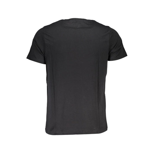 Gianmarco Venturi Black Cotton Mens T-Shirt