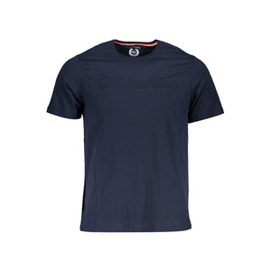 Gianmarco Venturi Blu Cotton Men T-Shirt