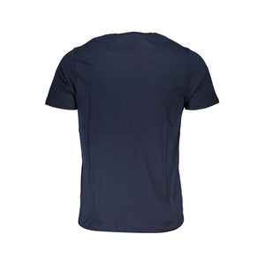 Gianmarco Venturi Blu Cotton Men T-Shirt