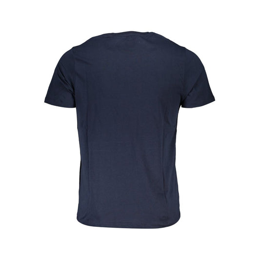 Gianmarco Venturi Blu Cotton Men T-Shirt
