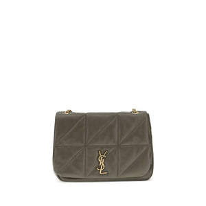 Saint Laurent Green Calf Leather Bos Taurus Shoulder Bag