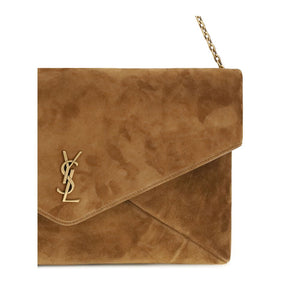 Saint Laurent Beige Calf Leather Bos Taurus Shoulder Bag