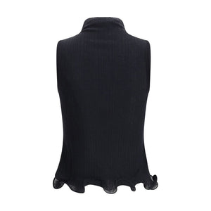 Fendi Black Wool Top