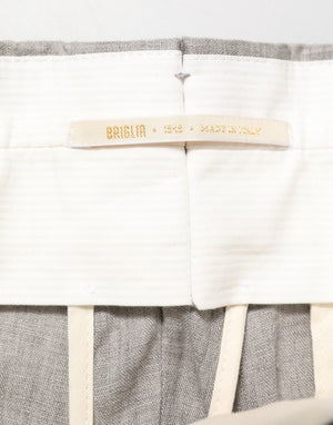 Briglia 1949 Gray Mid Waist Dress Formal Skinny Men Pants