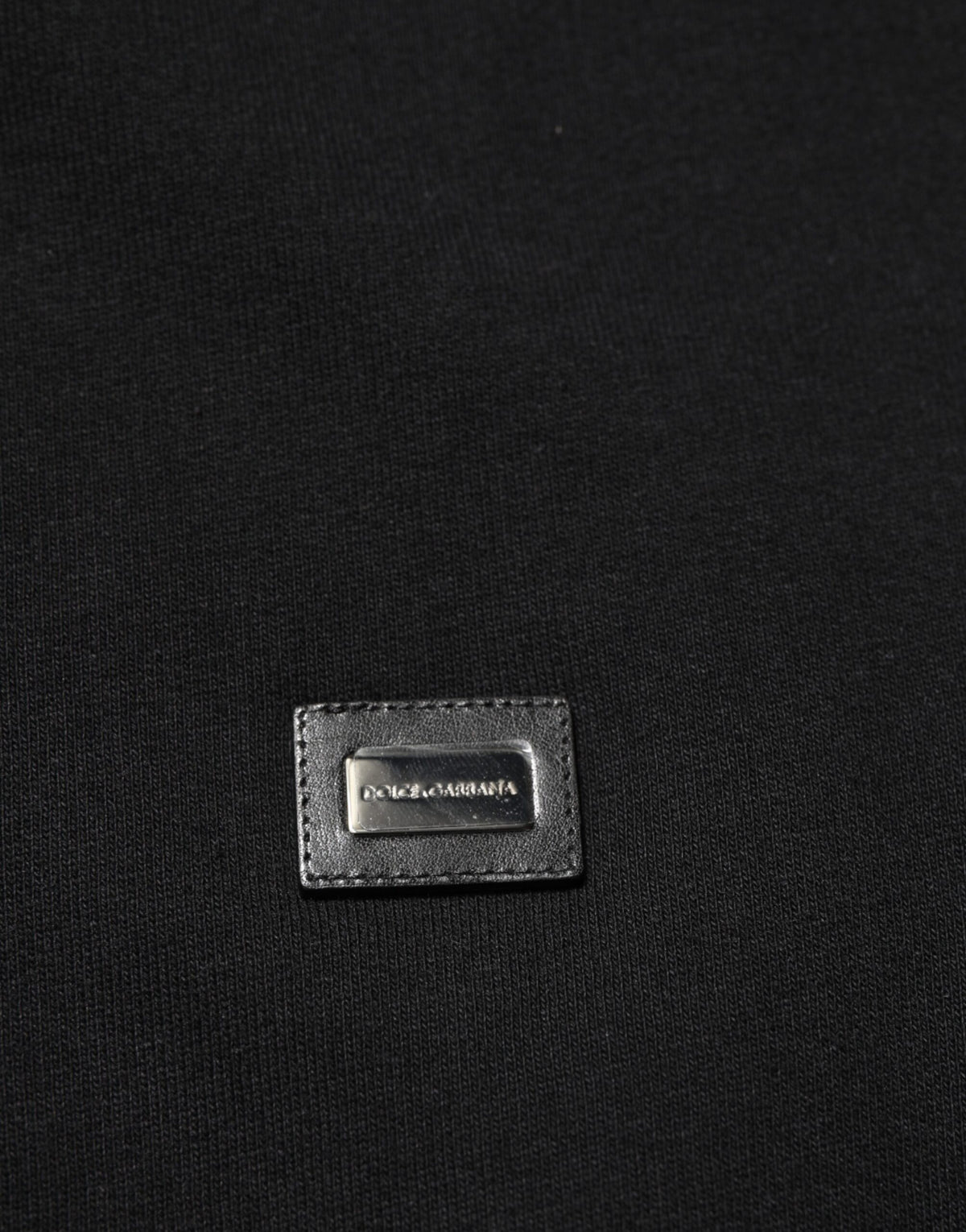 Dolce & Gabbana Sweater Black Cotton Hooded Men Sweatshirt Sweater