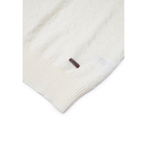 Gianni Lupo Cream Marabou Sweatshirt