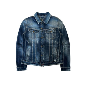 Jack & Jones Blue Cotton Men's Denim Jacket
