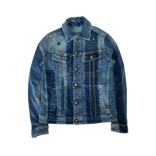 Jack & Jones Blue Cotton Men Jacket
