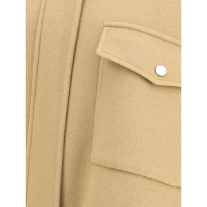 PINKO Beige Wool Coat