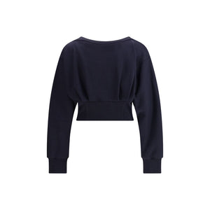 PINKO Blue Cotton Sweatshirt