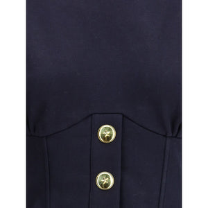 PINKO Blue Cotton Sweatshirt