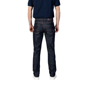 Armani Exchange Blue Polyester Skinny Jeans