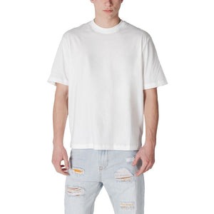 Armani Exchange White Cotton T-Shirt