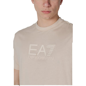 EA7 Emporio Armani White Cotton Polo Shirt