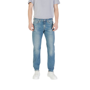 Replay Blue Cotton Skinny Jeans